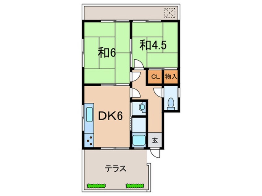 間取図 鍛冶ハイツ