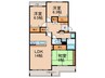 東香里野村マンション 3LDKの間取り