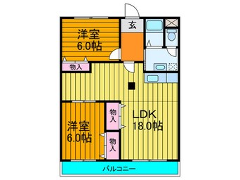 間取図 レオハイム木屋