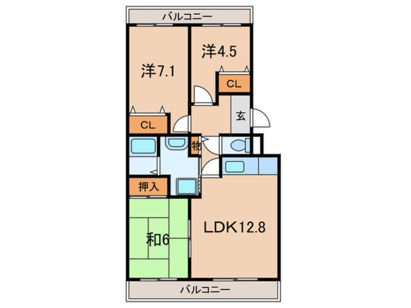 間取図 エステートプラザ伊丹