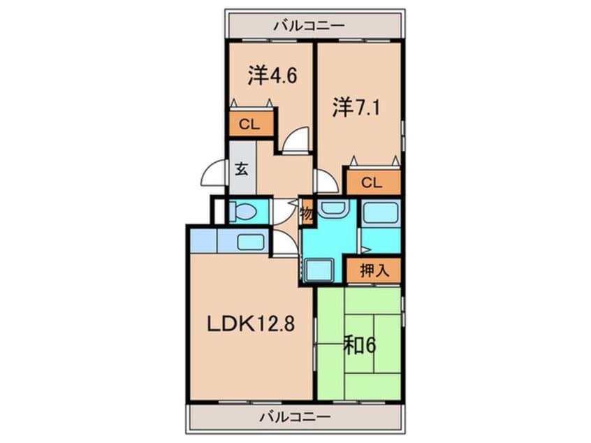 間取図 エステートプラザ伊丹