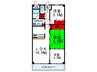 フレグランス園 3LDKの間取り