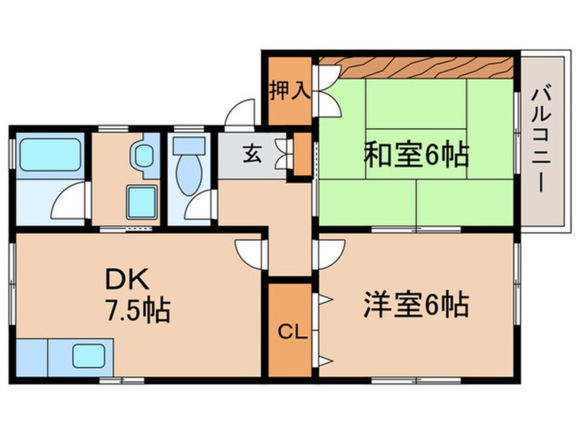 間取図 ハイツサントピア