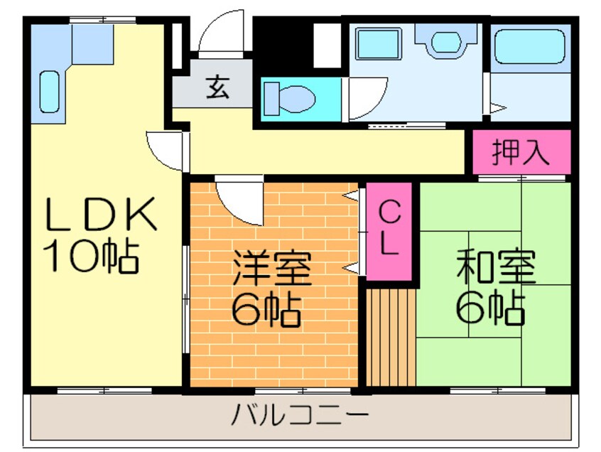 間取図 エクレール