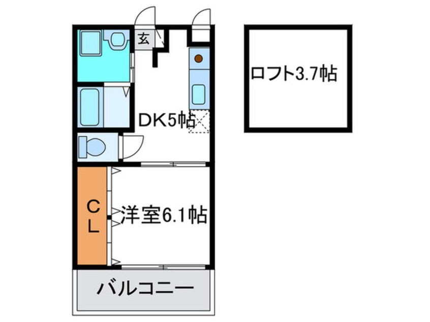 間取図 カンフォタブル・メゾン