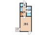 曙マンション 1Kの間取り