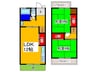 南野田貸家（204-4-4号） 2LDKの間取り