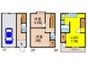 高見３丁目戸建 2LDKの間取り