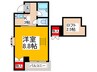 オ－ツ駒川 1Kの間取り