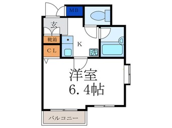 間取図 ベラジオ四条堀川(805)