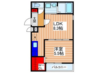 間取図 フジパレス法善寺