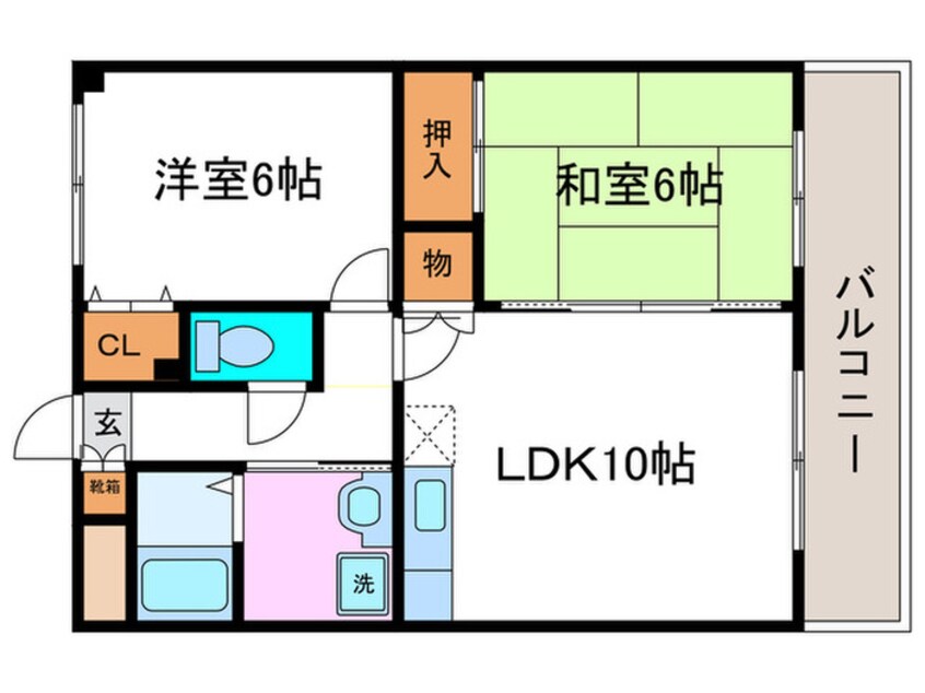 間取図 カサベルデ