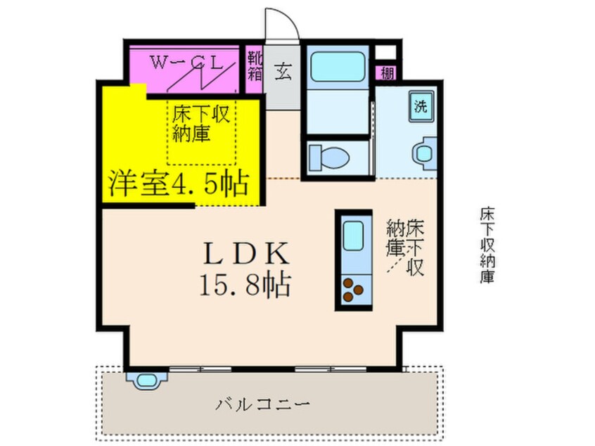 間取図 ＨＡＭ－ＭＯＣＫ