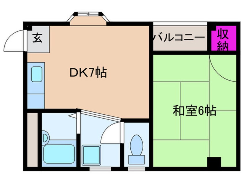 間取図 リバーハイツ