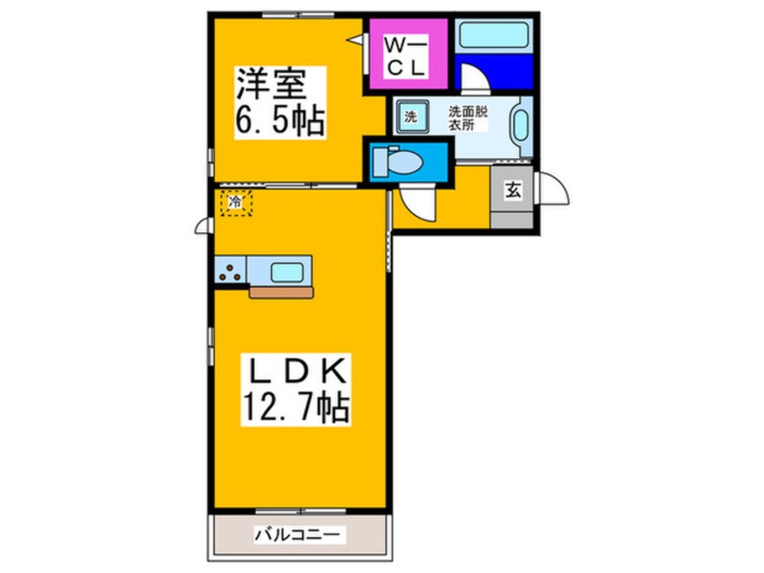 間取図 マーベラス三国ヶ丘