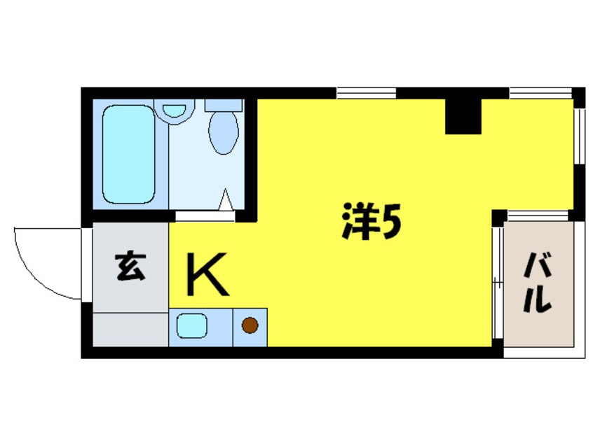 間取図 グロ－リア上ヶ原