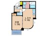 アルプス西梅田 1LDKの間取り