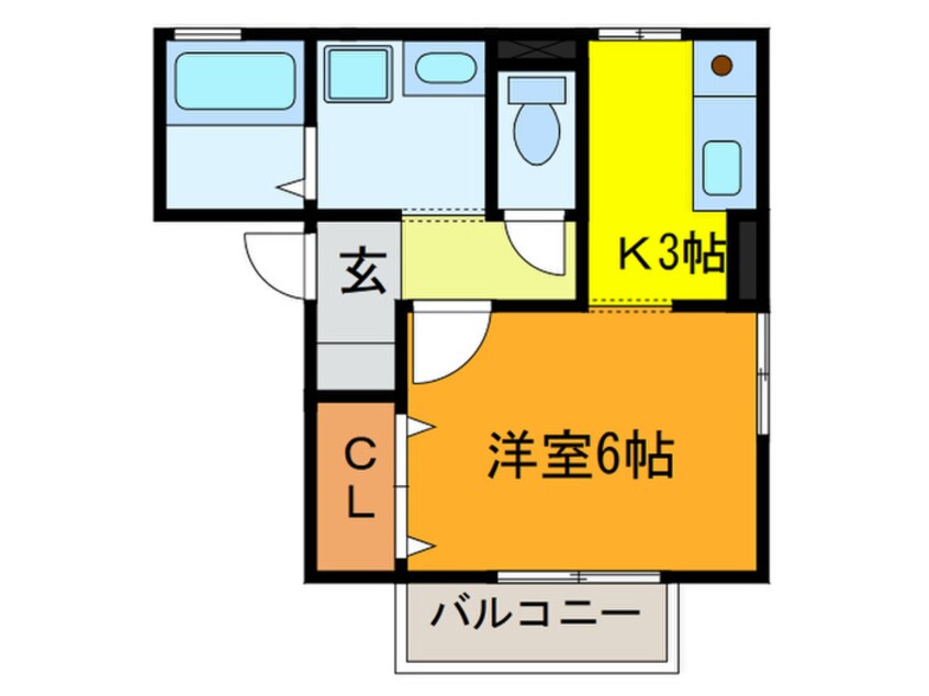 間取図 サンフェルティＡ棟