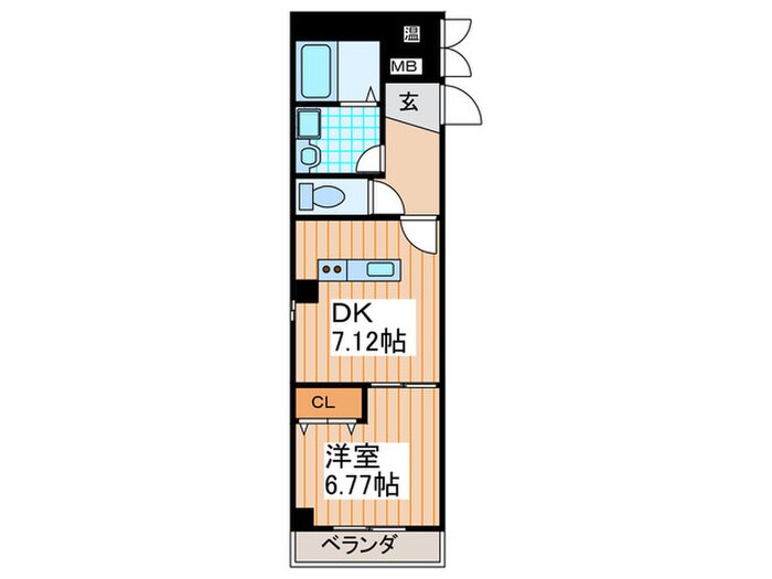 間取り図 プレジィ－ル大日
