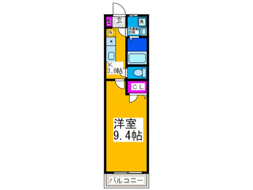 間取図 メゾン長曽根Ａ棟