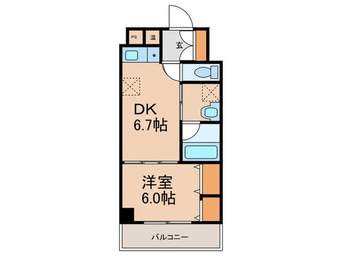 間取図 カサベルデ神戸