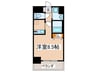 ｺｽﾓﾌﾟﾚﾐｱﾑﾍﾞｲ大阪(601) 1Rの間取り