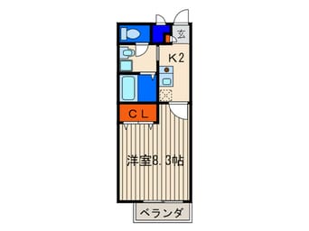 間取図 アンプル－ルエアリ－ズ