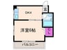 studio-I箕面 1DKの間取り