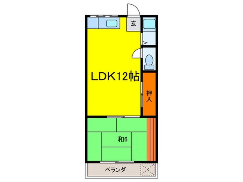 間取図 木下ハイツ