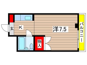 間取図 グランタック竜安寺