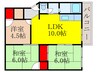 マンション沢良宜A棟(504) 3LDKの間取り