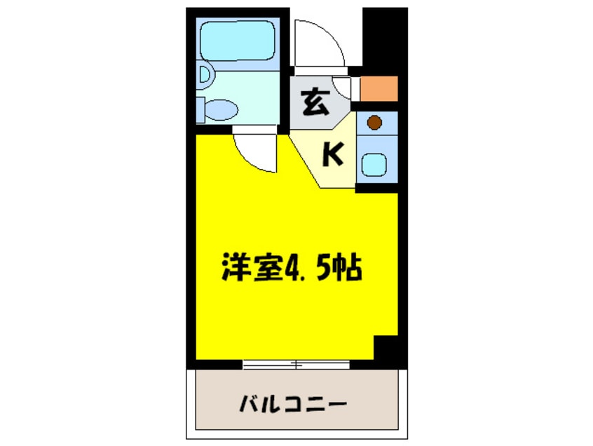 間取図 シャルマンフジ大体大