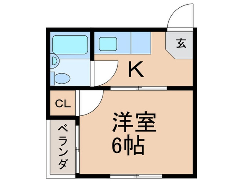 間取図 パルク七星・長居公園