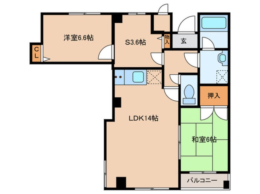 間取図 ドミトリ－箕面