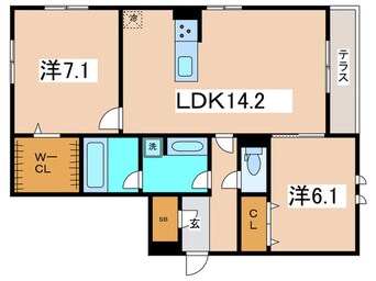 間取図 Vievle阿倍野播磨町