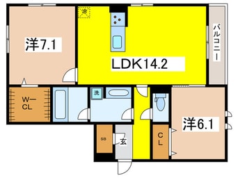 間取図 Vievle阿倍野播磨町