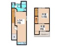 天美西戸建ての間取図