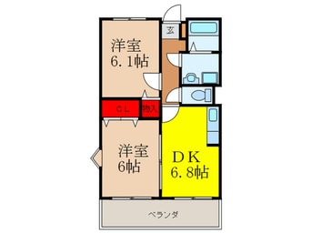 間取図 ヒルズ渋谷