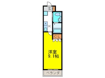 間取図 ヴィラフェザントⅡ