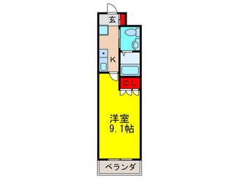 間取図 ヴィラフェザントⅡ