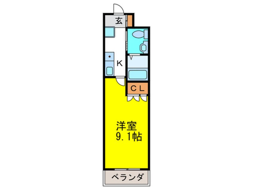 間取図 ヴィラフェザントⅡ