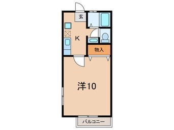 間取図 ハイツＫ２