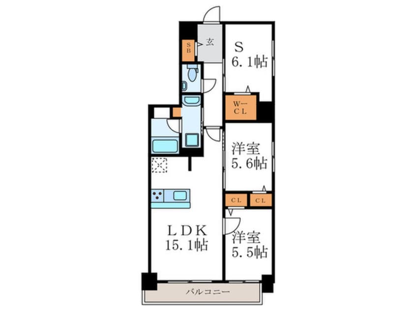 間取図 QUALIOR京都東山