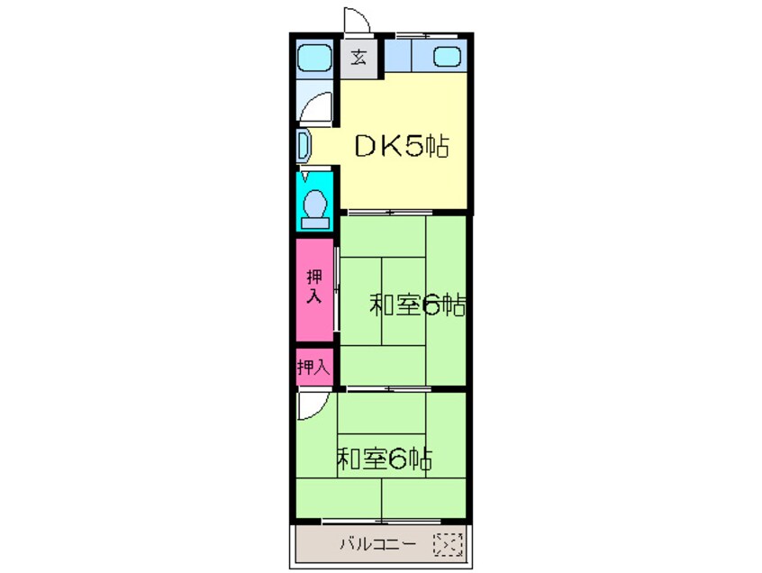 間取図 サンライフ平野