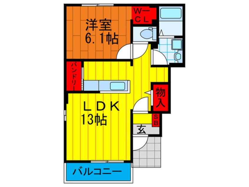 間取図 デスパシオ　和