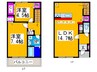 ワンズテラス草尾 2LDKの間取り