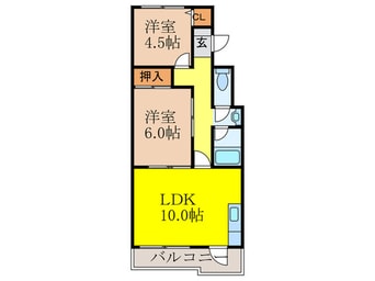 間取図 信和ﾊｲﾂ