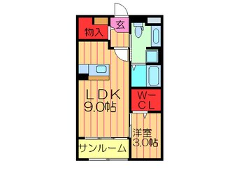 間取図 サンシャインフジ