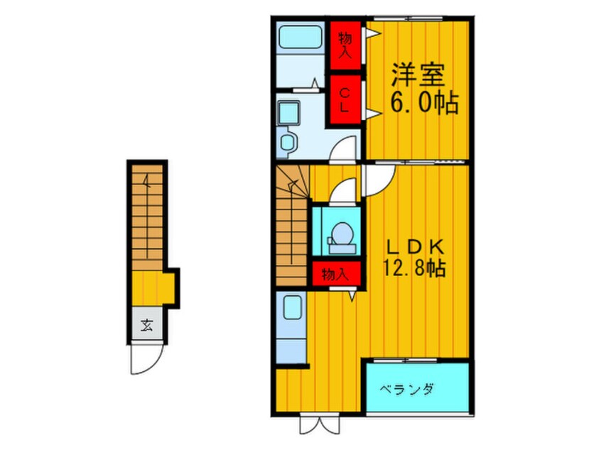 間取図 フルリール　スリジエ