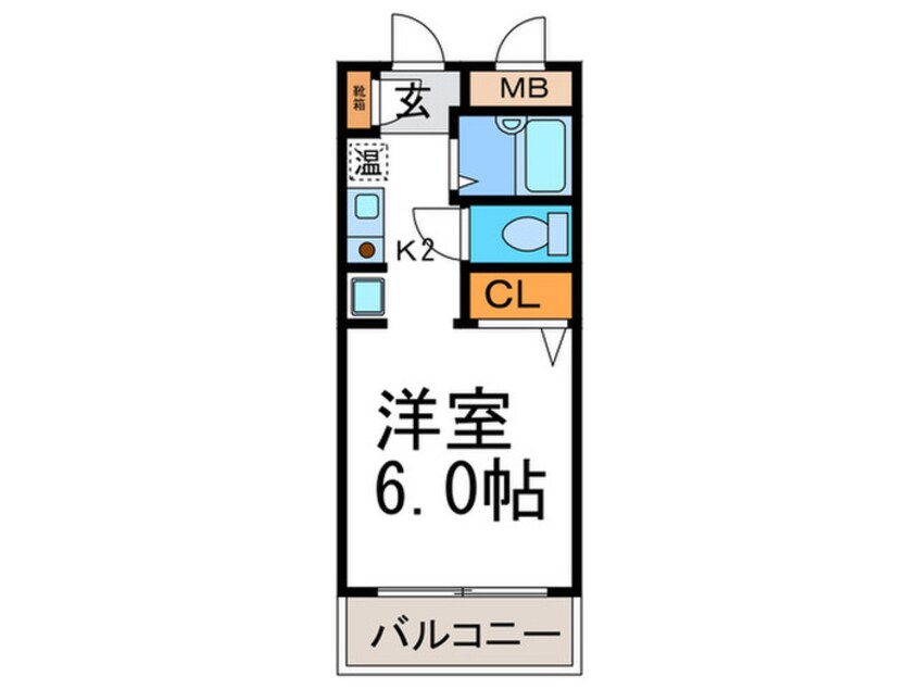 間取図 ｺﾑｽﾞﾊｳｽ千里中央